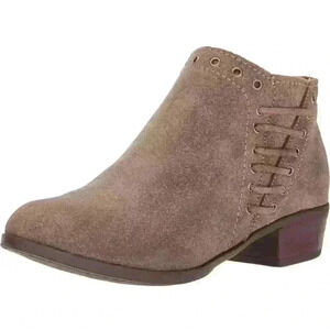 Minnetonka Women's Brenna Side Lace Boot Round Toe sz 7.5